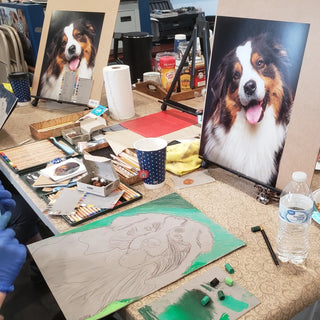 Realistic Dog Portraits in Soft Pastel, Two Day Workshop