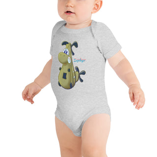 3 - 24 Month Zephyr Baby Short Sleeve One Piece